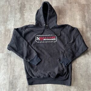 Dodge Motorsport Heavyweight Hoodie Mens Medium Black